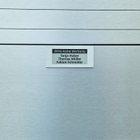 withNFCtag für Briefkästen mit flacher Front